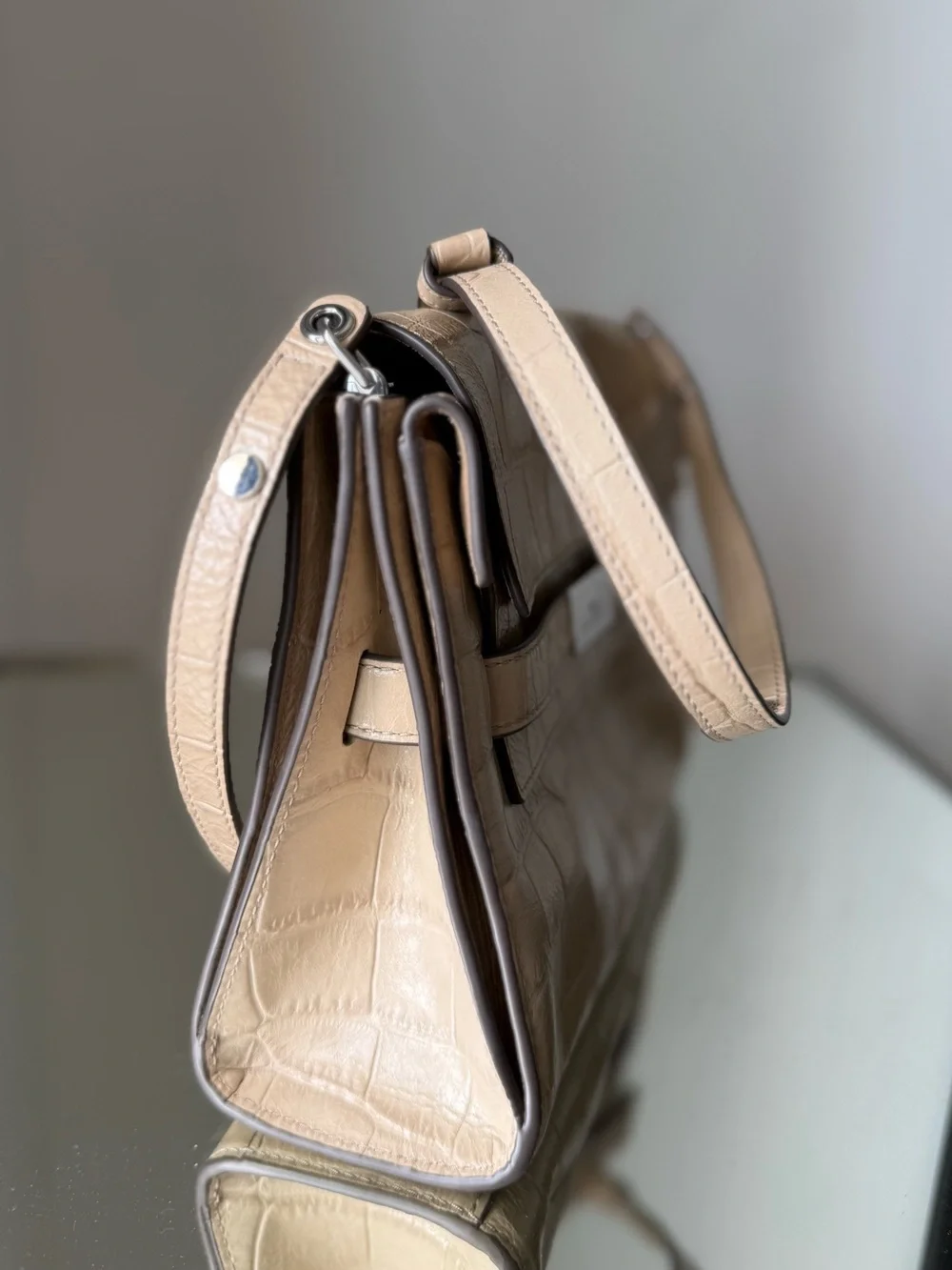 Tory Burch Lee Radziwill embossed shoulder bag $1,295